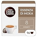 NESCAFÉ DOLCE GUSTO Espresso Essenza di Moka Caffè, 6 Confezioni da 16 Capsule (96 Capsule Compatibili Nescafé Dolce Gusto)
