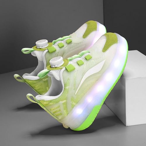 Kids Roller Skates Shoes Sneakers for Boys & Girls, Automatic Retrectable Technical Skateboarding Skates for Sneakers for Girls Boys Novel Gift3