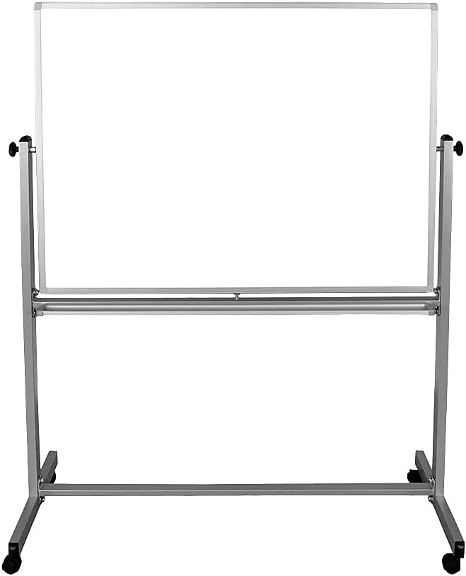 Luxor Furniture MB4836WW Mobile Whiteboard-48x36
