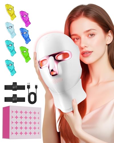 LED Light Therapy Mask for Face & Neck (Sakura Pink)