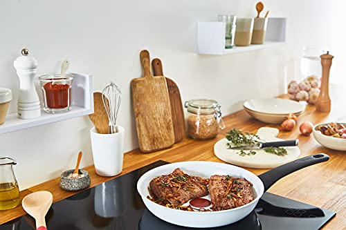 Tefal C41706 Ceramic Control Bratpfanne 28 cm mit Keramikbeschichtung