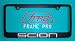 Scion Black License Plate Frame (Zinc Metal)