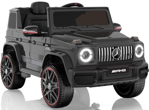 Image of ANPABO 12V 7AH Licensed Mercedes-Benz G63 Electric Car for Kids, Dark Black