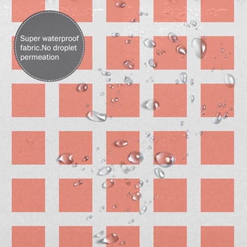 Rideau de douche anti-moisissure et imperméable lavable en machine - 4