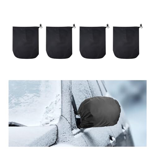 Kewucn 4PCS Car Side Mirror Snow Cover, Waterproof Auto Rearview