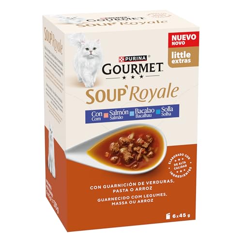 Soup Royale con Salmón, Bacalao, Solla 48 Sobres x 45g