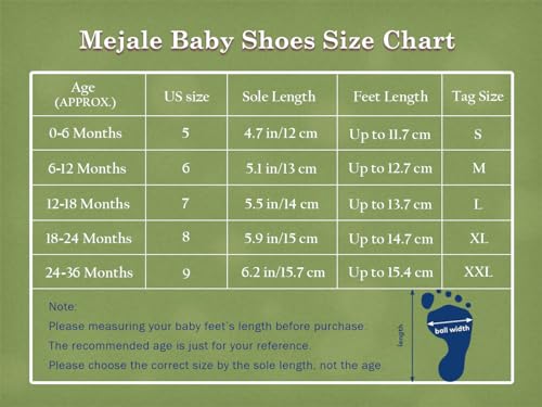image for Mejale Baby Boys Shoe Toddler Girls Leather Soft Sole Slippers Infant 