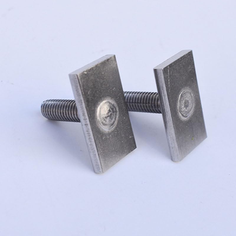 1PCS T Type Screw Rectangle Welding Screws Square Head Bolts M8 M10 - (Size: M8x29mm)