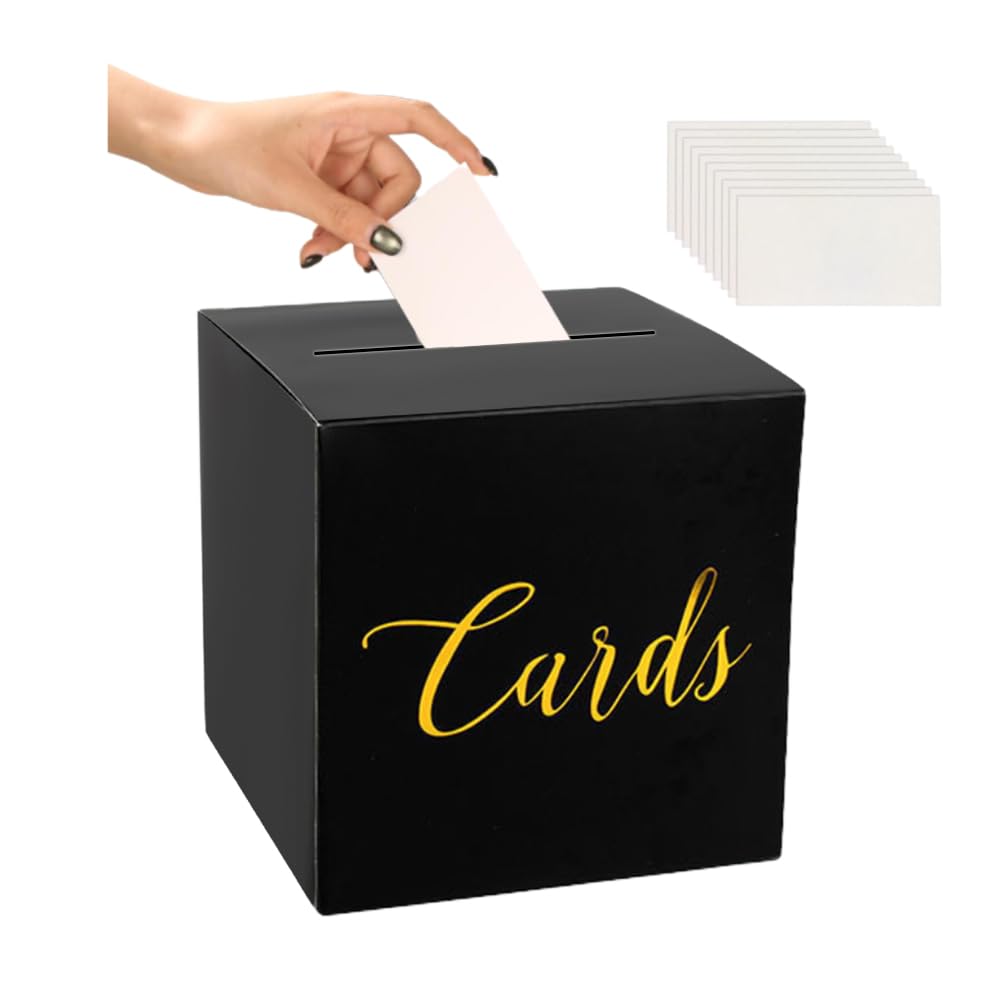 Decoraparty Boîte à Cartes Mariage Blanche Perle Avec Cœur Floral - 24x24x24 Cm Pour Enveloppes Et Vœux