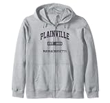 Plainville Massachusetts MA vintage state Athletic style Sweat à Capuche