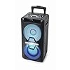 Enceinte - Muse M-1920DJ - avec Batterie, 300 W, CD, Bluetooth et Effets Lumineux (USB, AUX, Télécommande) Noir
