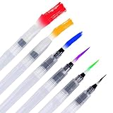 Multiusos: puede dibujar la línea más fina o colorear líneas grandes, mezclar colores y crear nuevos tonos. Se puede usar para colores sólidos o pigmentos en polvo, usar con crayones, marcadores y lápices de acuarela aquash para esparcir y suavizar los colores.