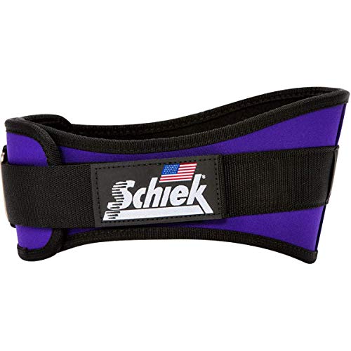 Schiek Sports Nylon Lifting Belt - 6 inch Size: Medium Purple