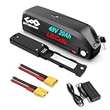 EXECYC Ebike Batterey 48V 20Ah - Electric Bike Battery 48Volt Lithium Ion for 500W750W 1000W 1500W Bicycle Conersion Kit Bafang Front Wheel Rear Kit(batería Bicicleta eléctrica)