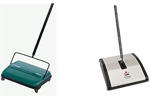 Bissell Carpet Sweeper: BG22 Manual Sweeper, Sleek Silver