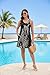 SAUKOLE Womens Summer Dresses Fashion V Neck Sleeveless Mini Dress with Buttons Decor 2026 Vacation Clothes