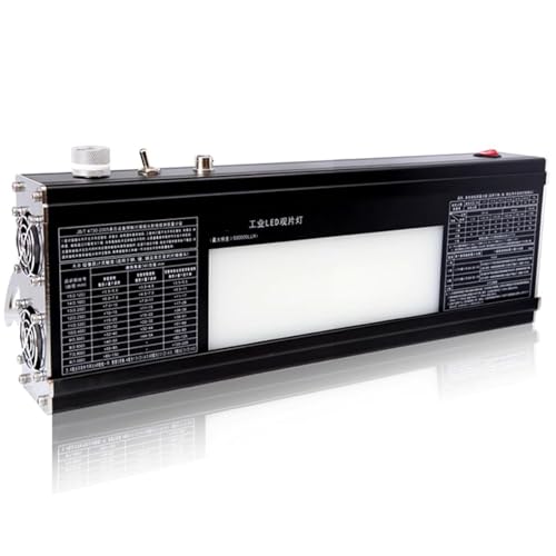 Zoienu Industrial LED Film Viewer for Non-Destructive Testing, 170,000 Cd/M² Brightness, 220x75mm Viewing Area, Foot Switch Included, for Quality Control Inspections