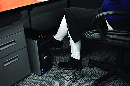 Image of Performance Tool W6046 USB Heated Lap Blanket - 20 x 12 inch Size, 76 inch Cord, Overload Shut Off, Perfect for Home or Office Use