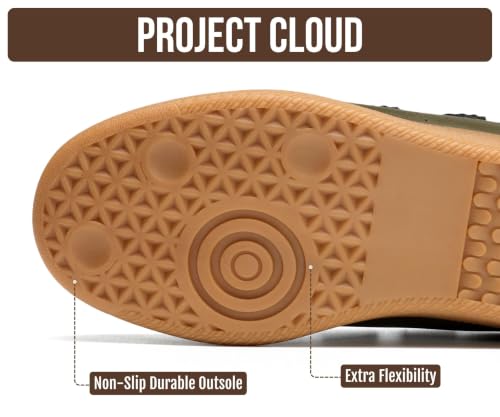ProjectCloud Sneakers for Women – Stylish & Comfortable Women's Fashion Sneakers with Memory Foam and Leather Insole – Non Slip & Lightweight Womens Shoes – Fashion Shoes for Women(Ysabelle,OLIV,7.5M) by Project Cloud - Image 4