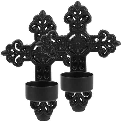 BESTYASH 2 Pezzi Portacandele Da Parete Per Candele Da Matrimonio Portae Da Parete Per e Da Appendere Muro Portae Da Parete Per e Applique Da Parete Per