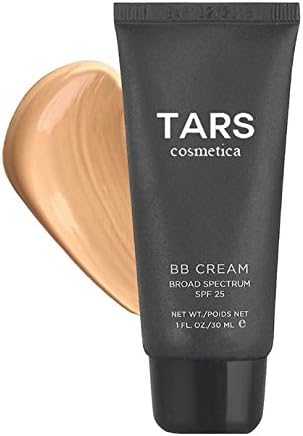 Tars Cosmetica BB Cream Best Ant Aging Moisturizing Foundation With SPF 25 Matrixyl 3000 - For Sheer, Radiant Smooth Complexion Easy To Apply - Made in USA