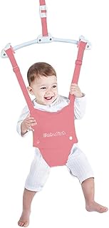 Baby Door Jumpers and Bouncers Exerciser Set with Door Clamp Adjustable Strap for Toddler Infant 6-24 Months CPC & CE Certified