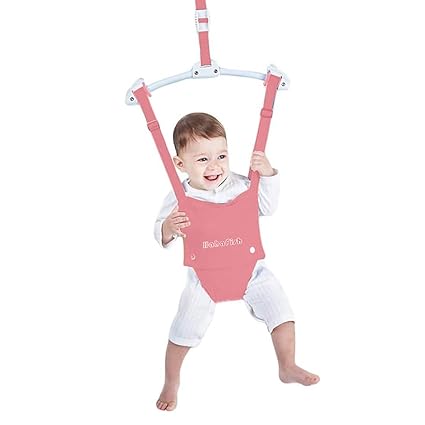 Baby Door Jumpers and Bouncers Swing Exerciser Set with Door Clamp Adjustable Strap for Toddler Infant 6-24 Months