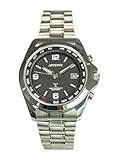 ARTSTATE AS0240 Solar Funk Quarz Herren Uhr Analog mit Edelstahl Armband (Black)