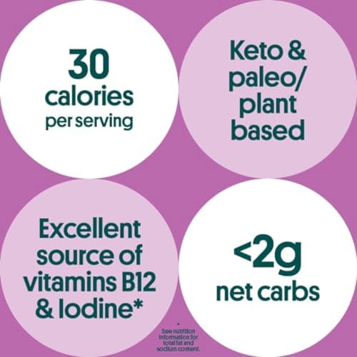 Gimme Seaweed Organic Premium Roasted Seaweed Snacks, Teriyaki, 6 Count, Keto, Vegan, Gluten-Free, Great Source of Omega3s and Iodine, Healthy On-The-Go Snack for Kids and Adults