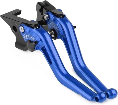 Manetas de freno de motocicleta azul para rutas y viajes en MT-09 Tracer