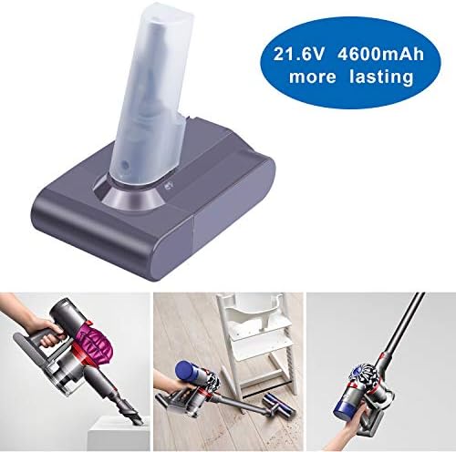 LabTEC V7 Battery 21.6V 4600mAh Replacement for Dyson V7, V7 Motor-head Pro, V7 Trigger, V7 Animal, V7 Car+Boat Cordless Vacuum Cleaner Battery with 1 Filter