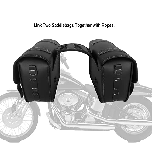 Alforjas para moto universales con portavasos y cierre miniatura 4
