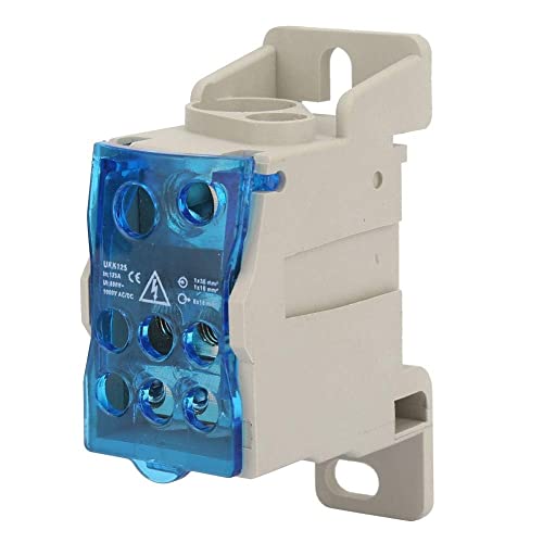 Caja de Distribución de Terminales, Caja de Distribución de Bloque UKK-125A, Caja de Distribución Universal del Poder del Conector Eléctrico del Alambre, para Gabinetes de DistribucióN de EnergíA
