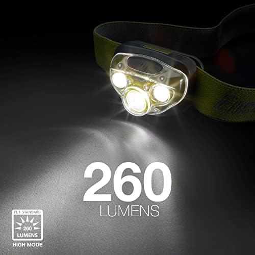 Energizer PRO-260 LED Headlamp, IPX4 Water Resistant Headlamps, High-Performance Head Light for Outdoors, Camping, Running, Storm, Survival LED Light for Emergencies (Batteries Included) - 3