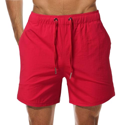 Xiaojmake Mens Swim Trunks 7 inch Inseam Mesh Liner Quick Dry Workout Short Stretch Bathing Suit UPF 50+ Swimming Shorts - Main Image