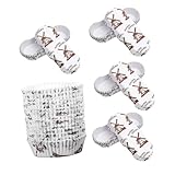 Alipis 200stücke Papier Cupcake Wrapper Muffin Liner Kuchen Verpackungen Für Backformen Küche Bäckerei Lebensmittelgeschäft