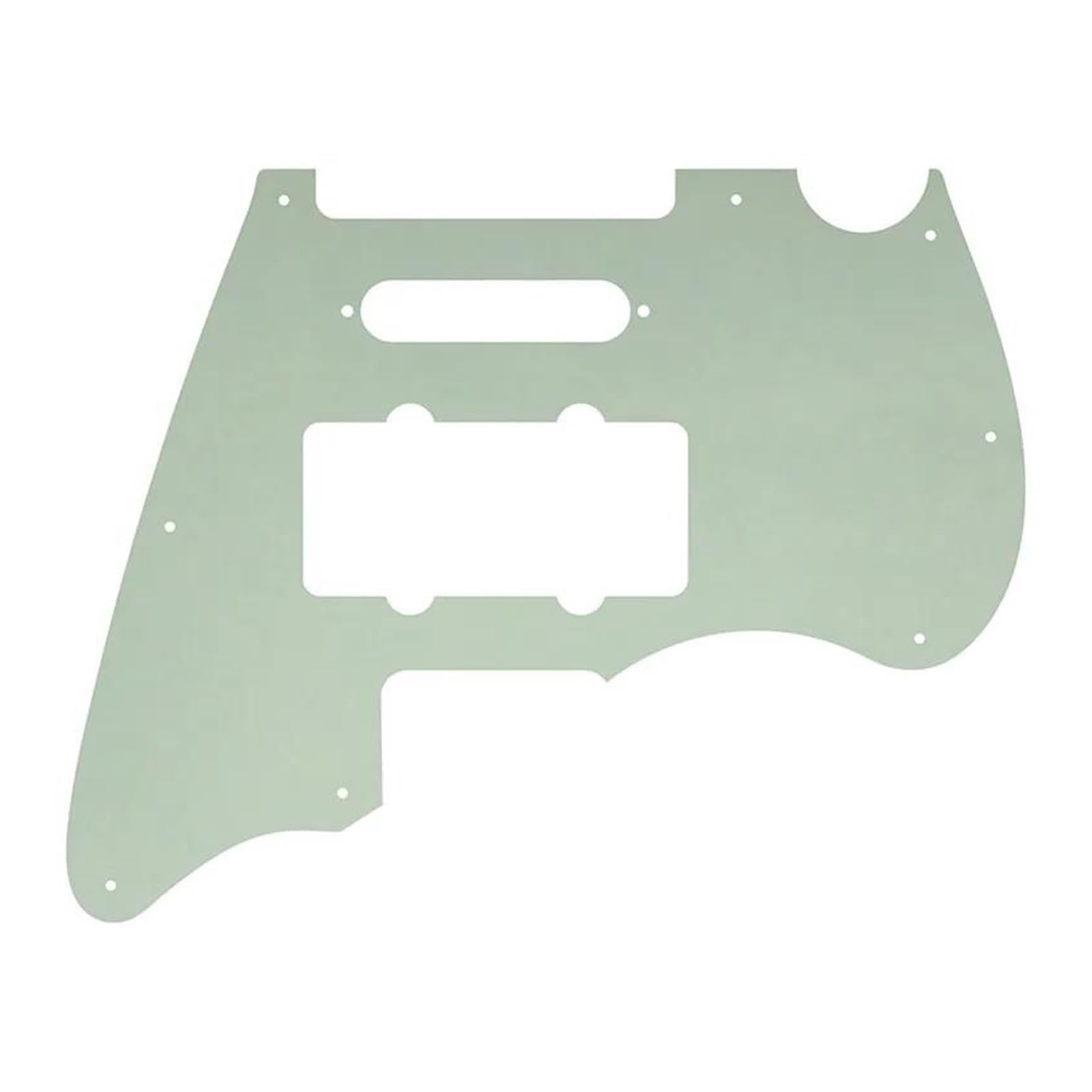 maskownica do gitary Części do 8 otworów na śruby Gitara Pickguard Pickup Scratch Plate Scratch Tył