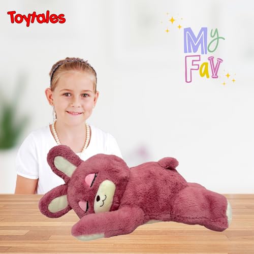 Image of TOYTALES Sleeping Bunny Super Soft Plush Toy for Kids - 60CM