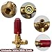 Upgraded 350 Unloader Valve Pressure Washer Pump with Knob, Compatible with VB350/AR/Comet/Cat pump/BE/Catpump 7630 High Pressure pump, Sturdy Steel and Brass Construction,5650 Psi 10.5 Gpm G3/8