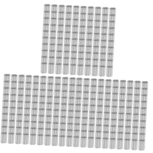 300 Piezas Manguito De Aluminio En Forma De 8 Manga De Aluminio Manguito De Aluminio Para Cable De Acero Bucle De Cable De Alambre De Metal Rizar Mandril De Aluminio