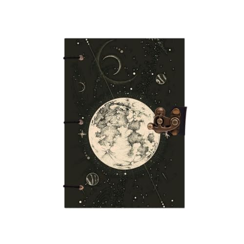 NIZAM HANDICRAFT Store NIZAM HANDICRAFT Moon Phase Journal Premium A5 - Image 2