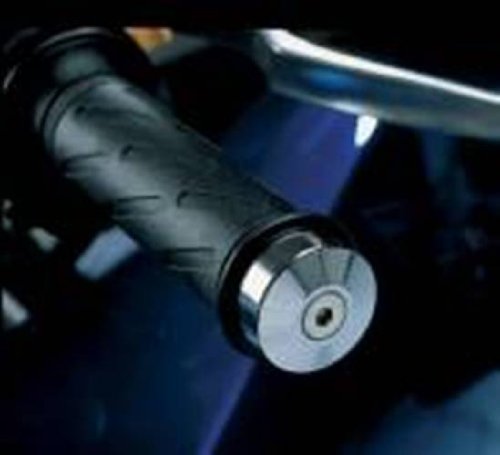 Oxford Essential Motorcycle Bar Ends - 22mm Bars - Black, Pair (OX598)