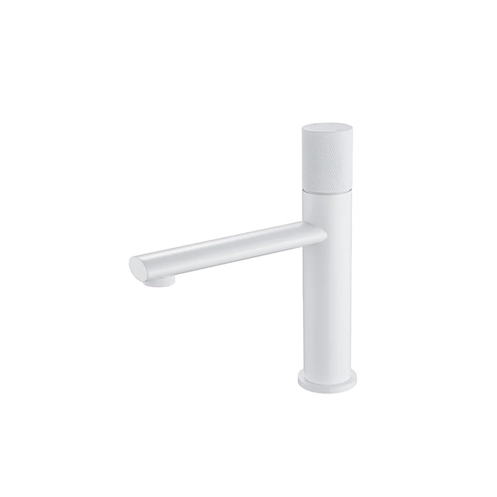 Mitigeur de lavabo en laiton blanc chic pour salle de bain moderne