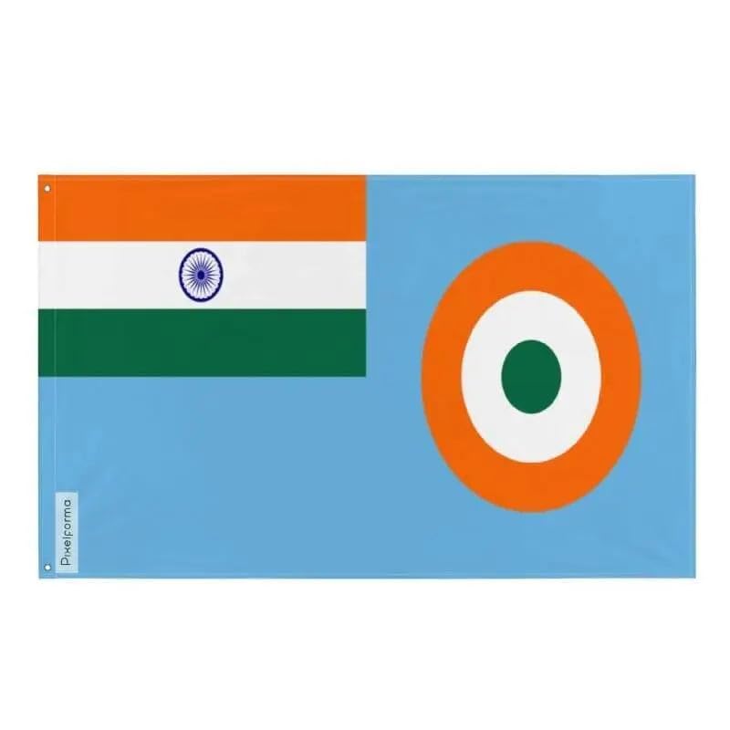 Drapeau armée de l'air indienne polyester résistant toutes tailles Pixelforma