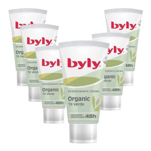 Byly Organic Té Verde Desodorante Crema 50ml Pack 6 |