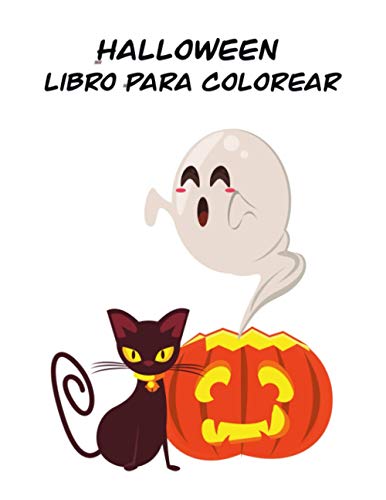 Halloween Libro para Colorear: Páginas lindo spooky cosas para colorear para niños, de 2-4, con: Trucos de magia monstruos (Spanish Edition)