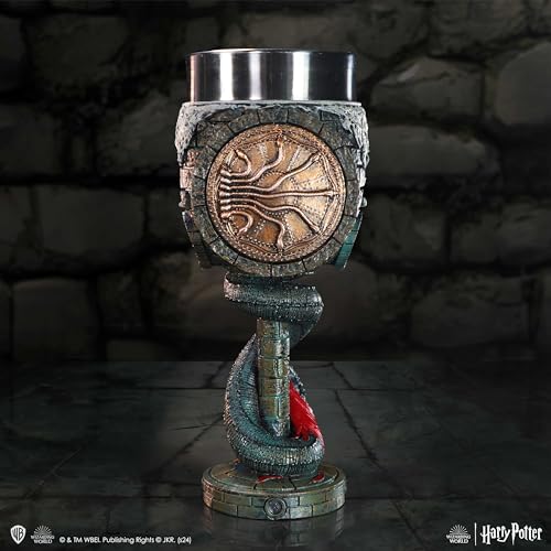 Nemesis Now Harry Potter Chamber of Secrets Goblet 19.5cm, Resin, Official Harry Potter Merchandise, Harry Potter Chamber of Secrets Collectible Cup, Cast in The Finest Resin, Expertly Hand-Painted