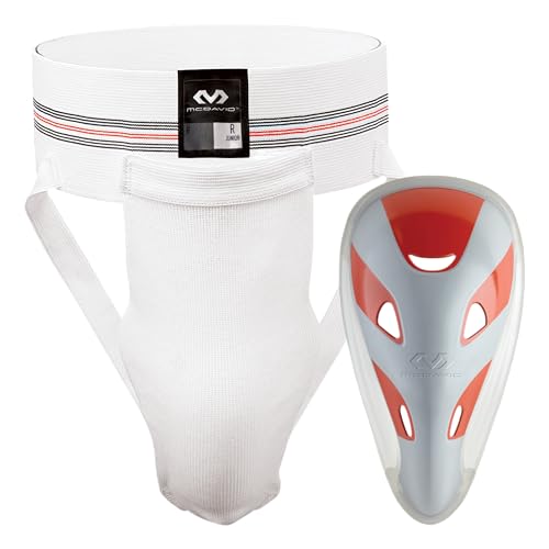 McDavid Classic Protective Cup for Superior Support and Comfort, Athletic Cup for Hockey Baseball Softball Wrestling Football Cups for Youth Boys and Adults Groin Protection, Adult/ Large
