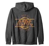 Rock Band Merchandise design. Vintage ACDC Band Logo Merch Official Licensed Music Fan Gift for Men, Women, Kids ACDC Fan Logo Apparel for Men, Women, and Children 8.5 oz, Classic fit, Twill-taped neck