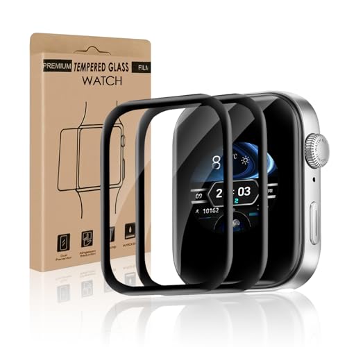 Bodyguard 2 protectores de pantalla para Huawei Watch Fit 3, HD, cristal transparente, antiaceite, sin burbujas, resistente a los arañazos, protector de pantalla completa sensible al tacto, antipolvo